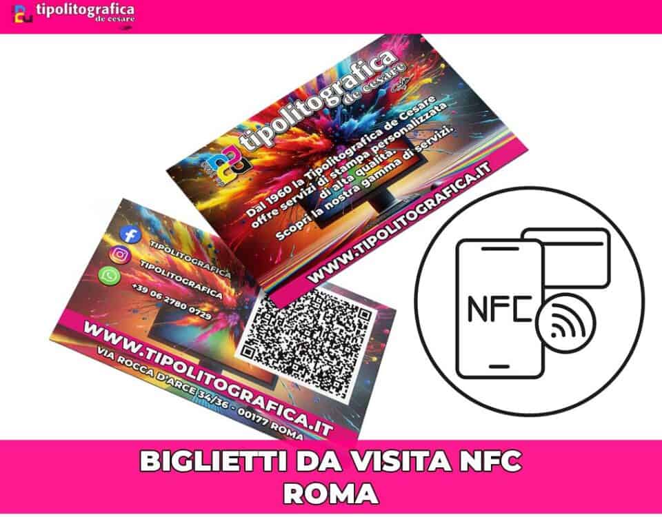 biglietti da visita nfc roma