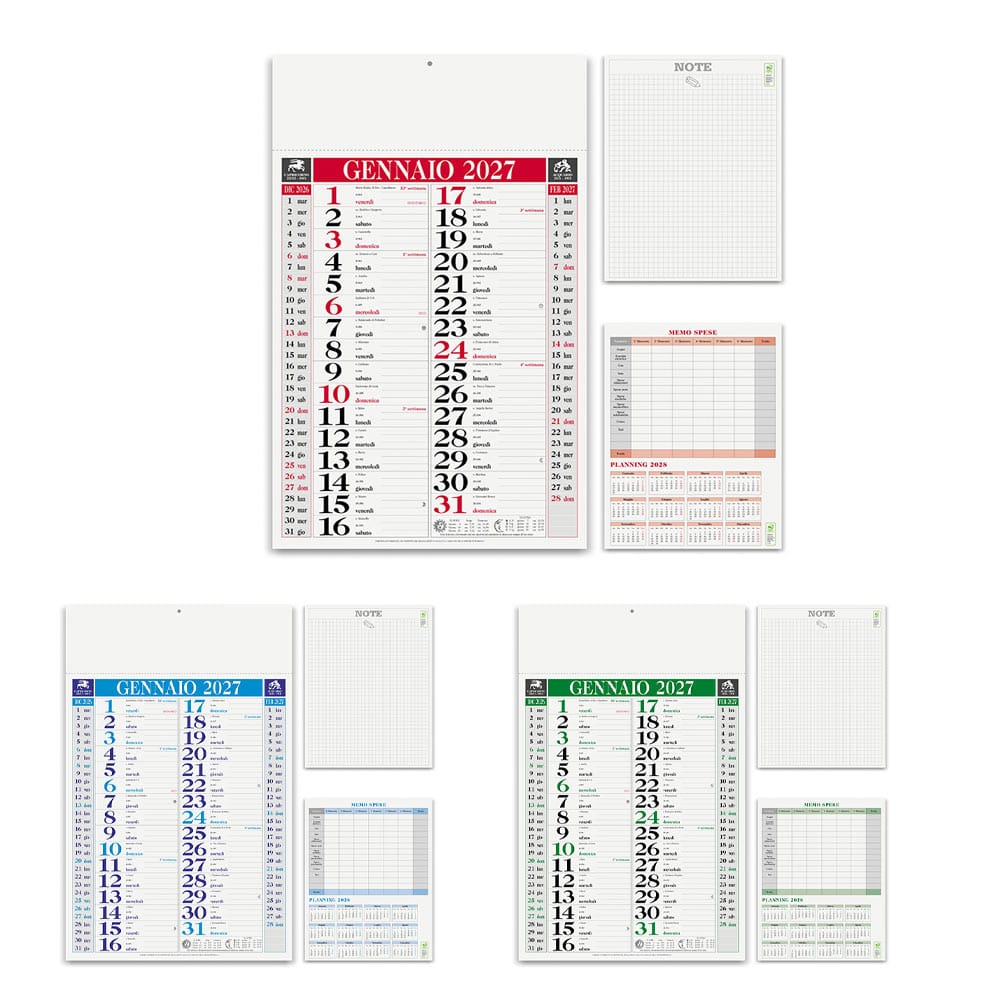 Calendario personalizzato 2027 PA640 Classic