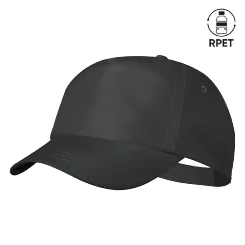 Cappellino Personalizzato Koby in RPET a 5 Pannelli 4 Cappellino Personalizzato Koby nero