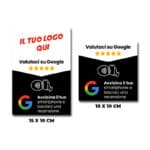 Adesivo NFC Recensioni Google 1 adesivo recensioni google