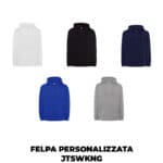 Felpa con Cappuccio Personalizzata JTSWKNG 2 Felpa con Cappuccio Personalizzata JTSWKNG